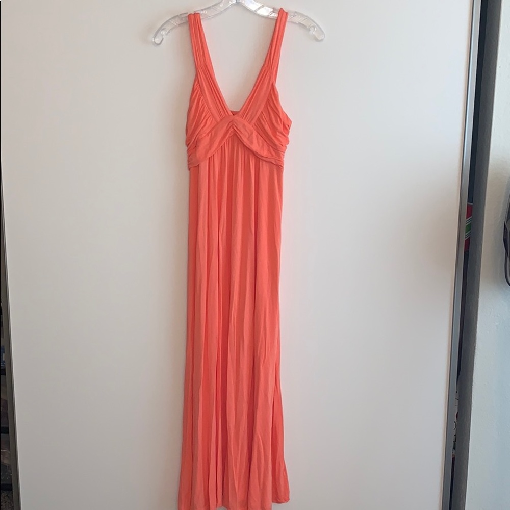Peach Maxi Dress